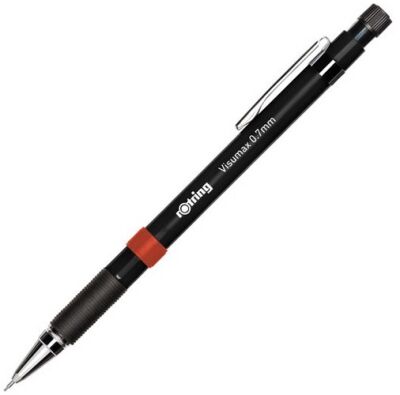 Rotring Visumax Mekanik Kurşun Kalem, Siyah 0,7 mm - 1