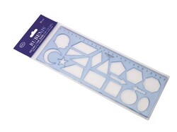 Rubenis Geometrik Şablon Cetvel 30 cm - RUBENIS