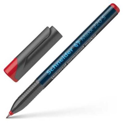 Schneider Maxx 220 S Asetat Kalemi, Kırmızı 0,4 mm - 1