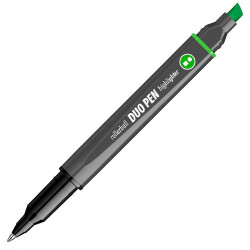 Scrikss Duo Pen Rollerball - Fosforlu Kalem Yeşil - 2