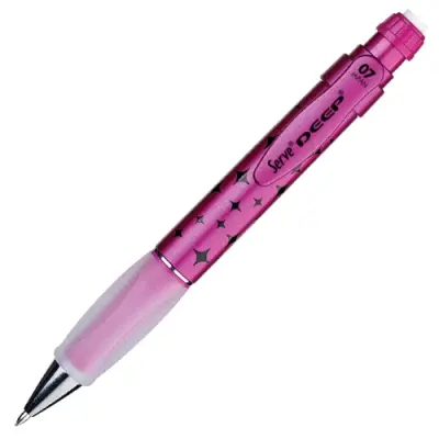 Serve Deep Mekanik Kurşun Kalem, Işıltı Metalik Pembe 0,7 mm - 1