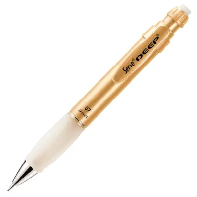 Serve Deep Mekanik Kurşun Kalem, Metalik Altın 0,7 mm - 1
