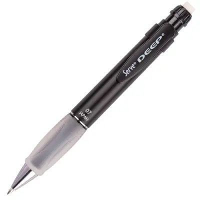 Serve Deep Mekanik Kurşun Kalem, Metalik Siyah 0,7 mm - 1