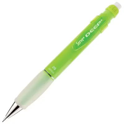 Serve Deep Mekanik Kurşun Kalem, Fosforlu Yeşil 0,9 mm - 1