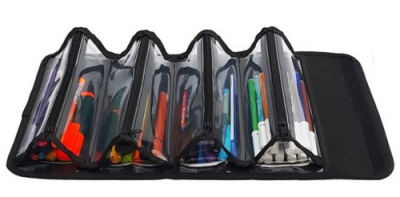 Skaer Apex X-Case Dört Gözlü Kalem Kutusu Mor XC-N06 - 2