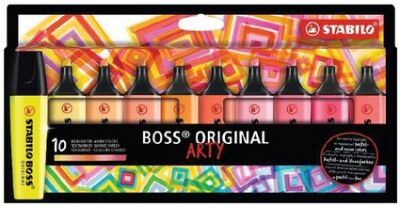 Stabilo 70/10 Boss Original Fosforlu Kalem Sıcak Renkler 10 Lu Set - 1