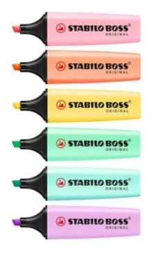 Stabilo Boss Original Fosforlu Kalem Pastel Renkler - 1