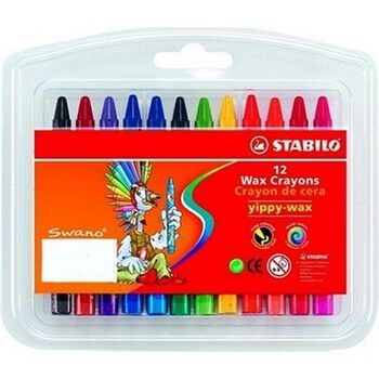 Stabilo Wax Crayons Mum Boya Takımı 12 Renk - 1