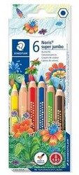 Staedtler Kuru Boya Kalem Takımı Altıgen Jumbo 6 Renk - STAEDTLER