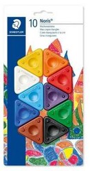 Staedtler Mum Boya Takımı Üçgen 10 Renk - STAEDTLER