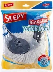 Stepy Microfiber Yuvarlak Mop Yedek - STEPY
