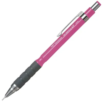 Tombow SH-300 Grip Mekanik Kurşun Kalem, Pembe 0,7 mm - 1