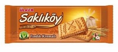 Ülker Saklıköy Fındıklı-Kremalı Bisküvi 100 gr - 1