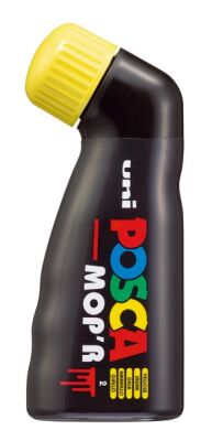 Uni-Ball Posca PCM-22 3,0-19,0 mm Su Bazlı Mop Markörü Sarı - 2